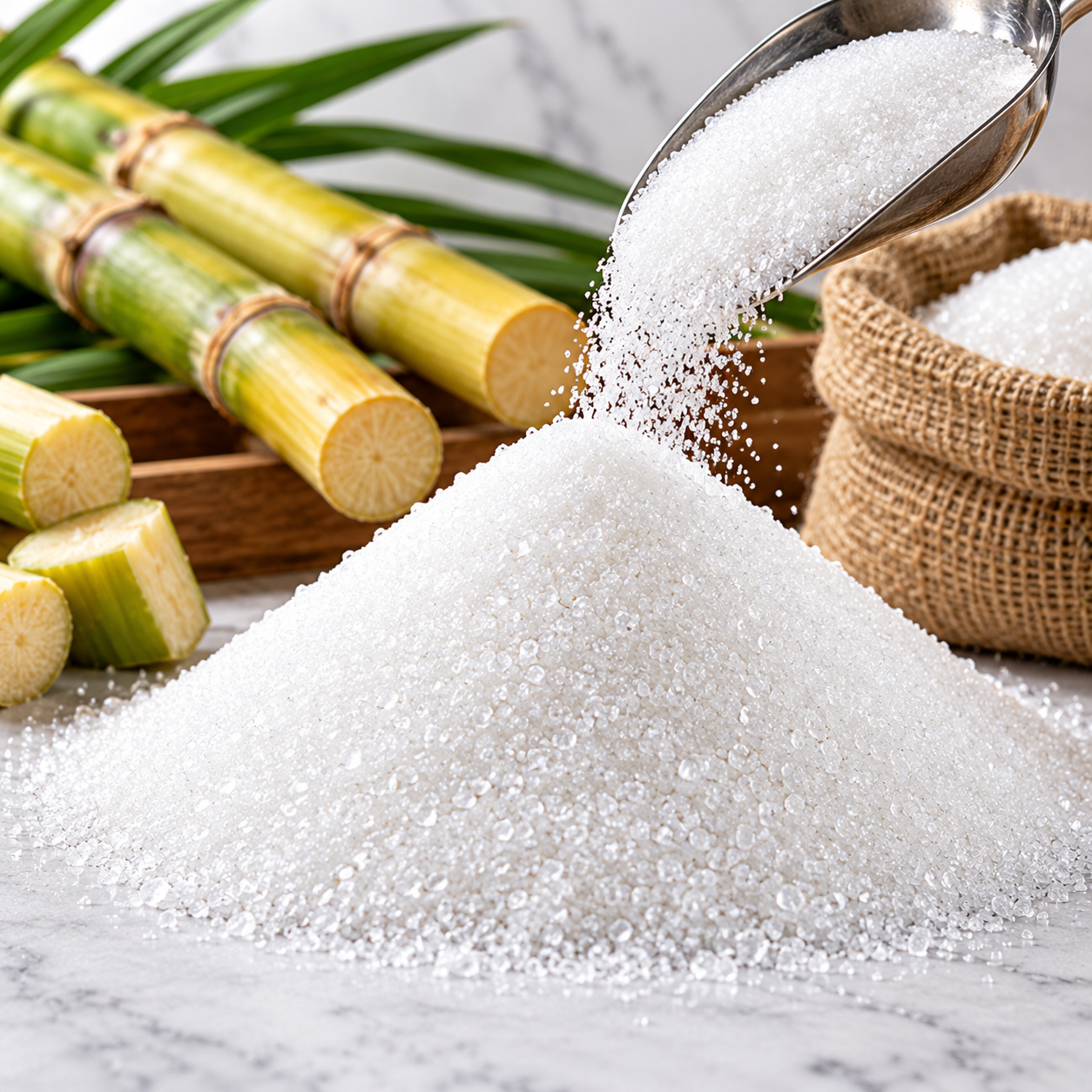 ICUMSA 45 Refined White Sugar